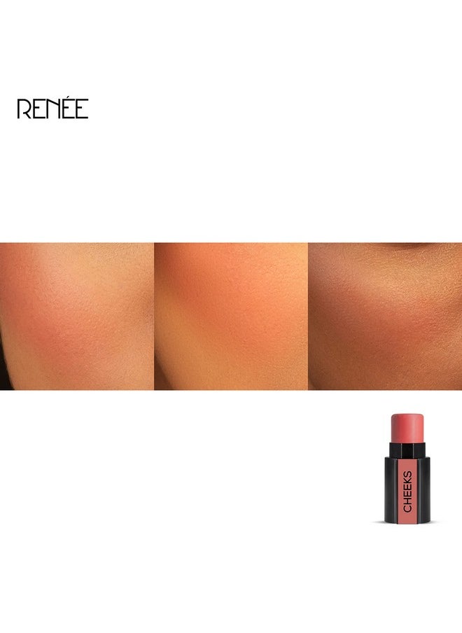 RENEE Fab Face - 3 in 1 Makeup Stick With Eye Shadow, Blush & Lipstick, Enriched With Vitamin E (1. Fab Face Diva)