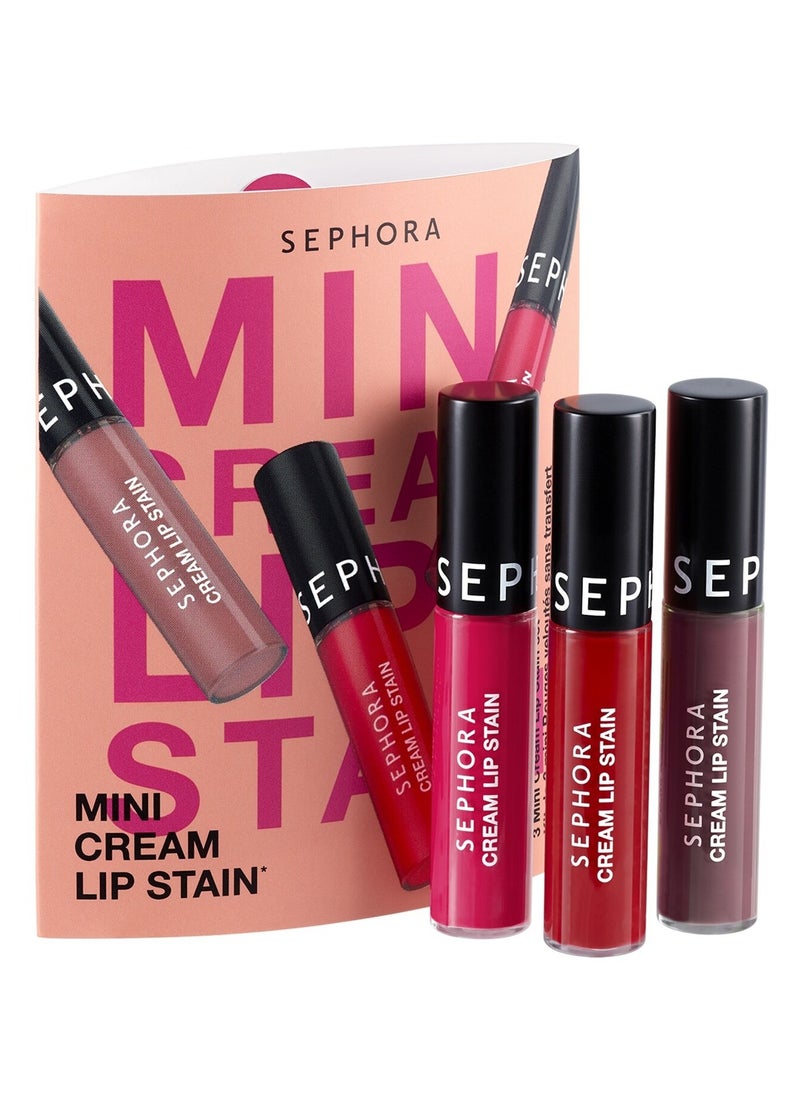 SEPHORA COLLECTION Mini Cream Lip Stain - Mini Cream Lip Stain Set