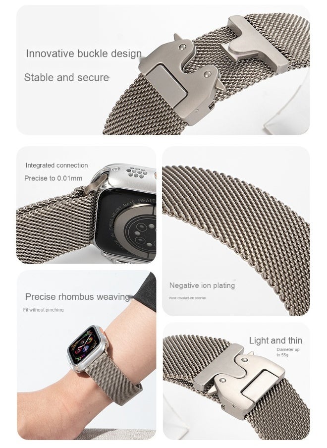 Milanese Stainless Steel Apple Smartwatch Strap