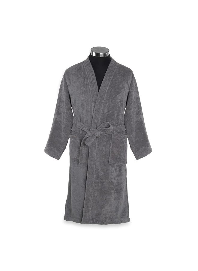 Urbanliving Bathrobe Grey - Small/Medium