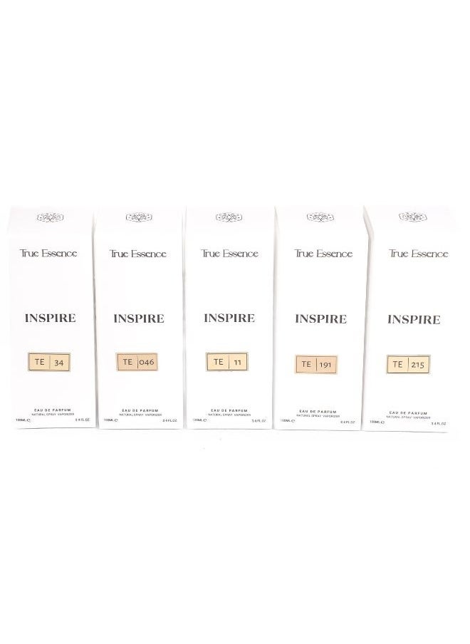 True Essence Inspire TE 11 Inspire Collection - Unisex Eau De Parfum Long-Lasting Perfume For Her - 100ml 3.34 oz