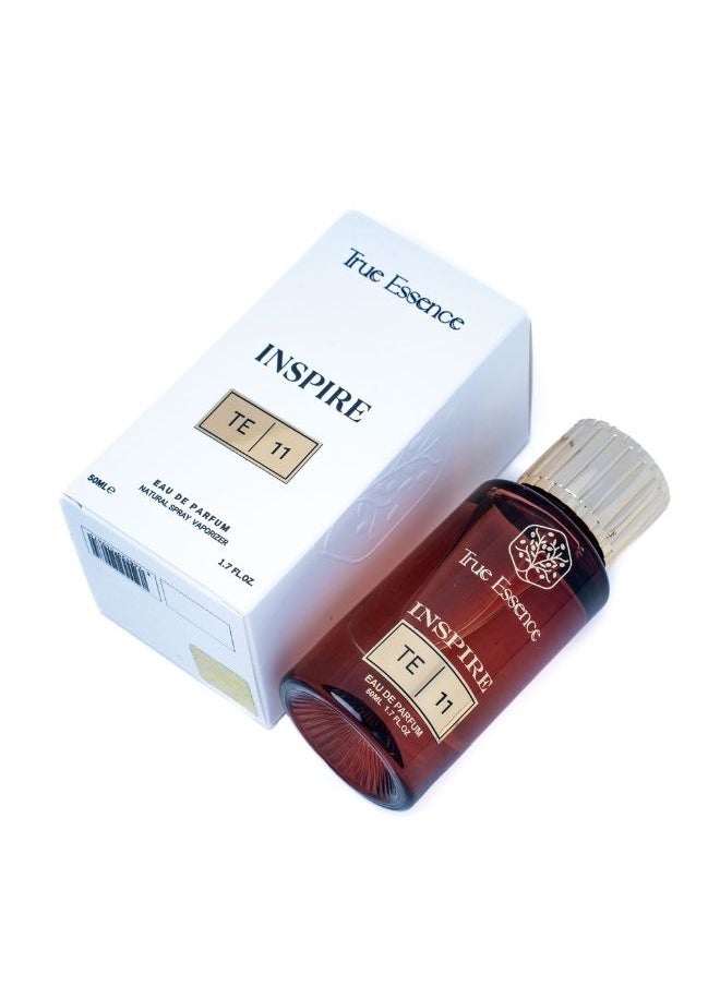 True Essence Inspire TE 11 Inspire Collection - Unisex Eau De Parfum Long-Lasting Perfume For Her - 50ml 1.67 oz