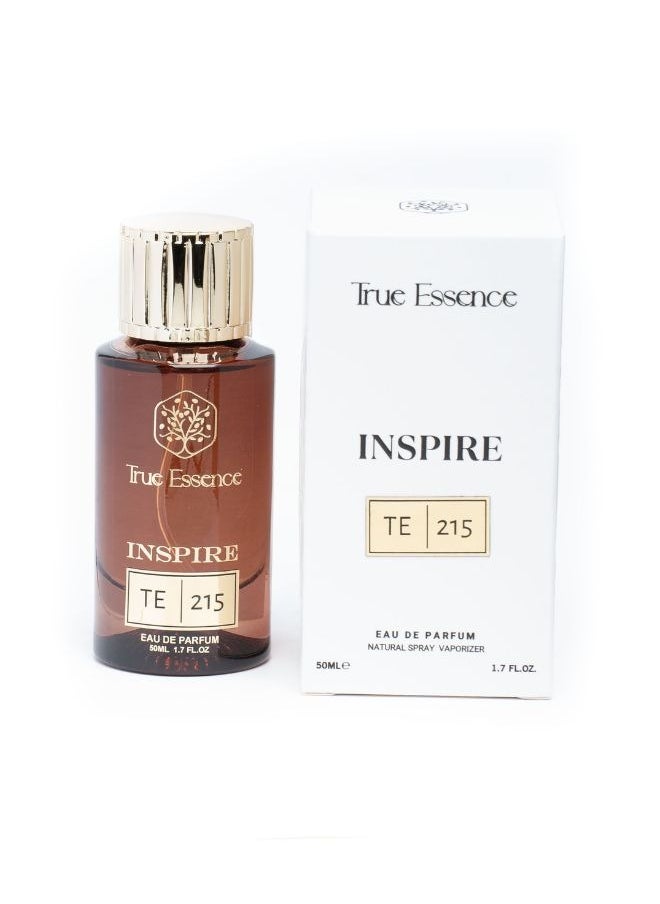 True Essence Inspire Collection | TE 215 - Unisex Eau De Parfum Long-Lasting Perfume - 50ml 1.7 oz