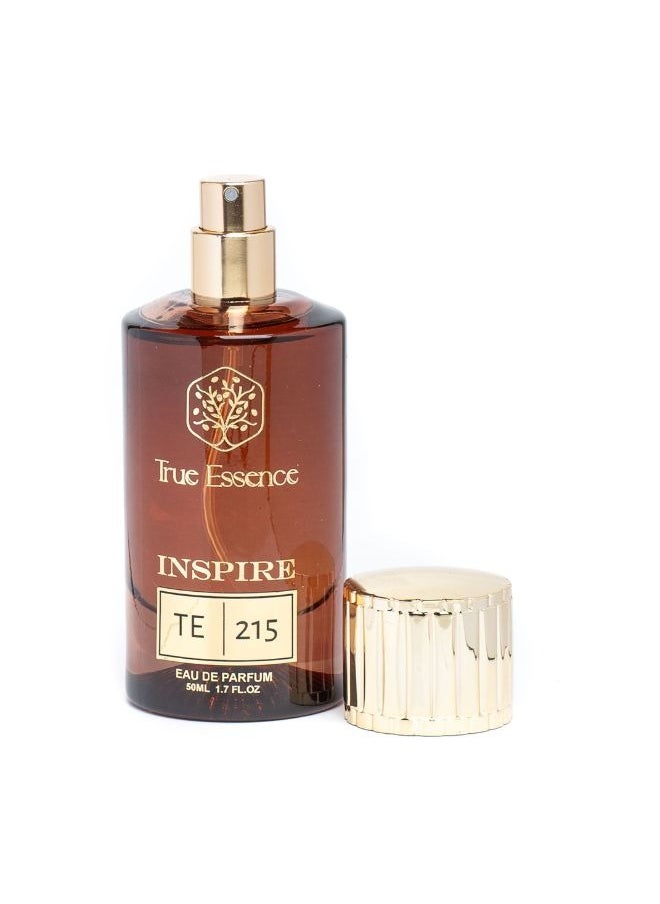 True Essence Inspire Collection | TE 215 - Unisex Eau De Parfum Long-Lasting Perfume - 50ml 1.7 oz