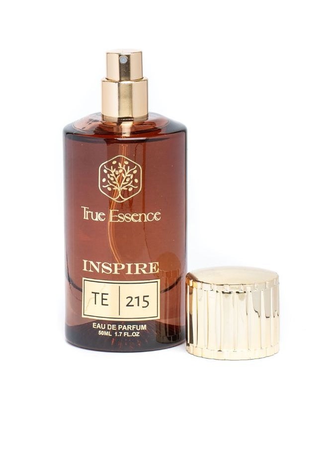 True Essence Inspire Collection | TE 215 - Unisex Eau De Parfum Long-Lasting Perfume - 50ml 1.7 oz