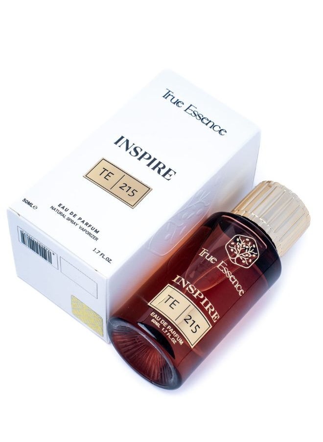 True Essence Inspire Collection | TE 215 - Unisex Eau De Parfum Long-Lasting Perfume - 50ml 1.7 oz