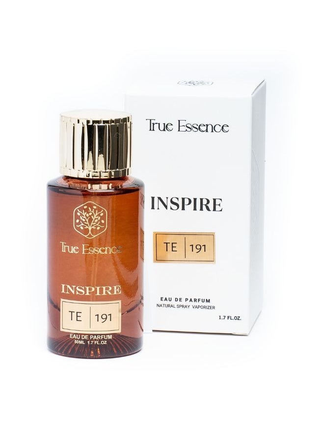 True Essence Inspire Collection | TE 191 - Unisex Eau De Parfum Long-Lasting Perfume - 50ml 1.7 oz