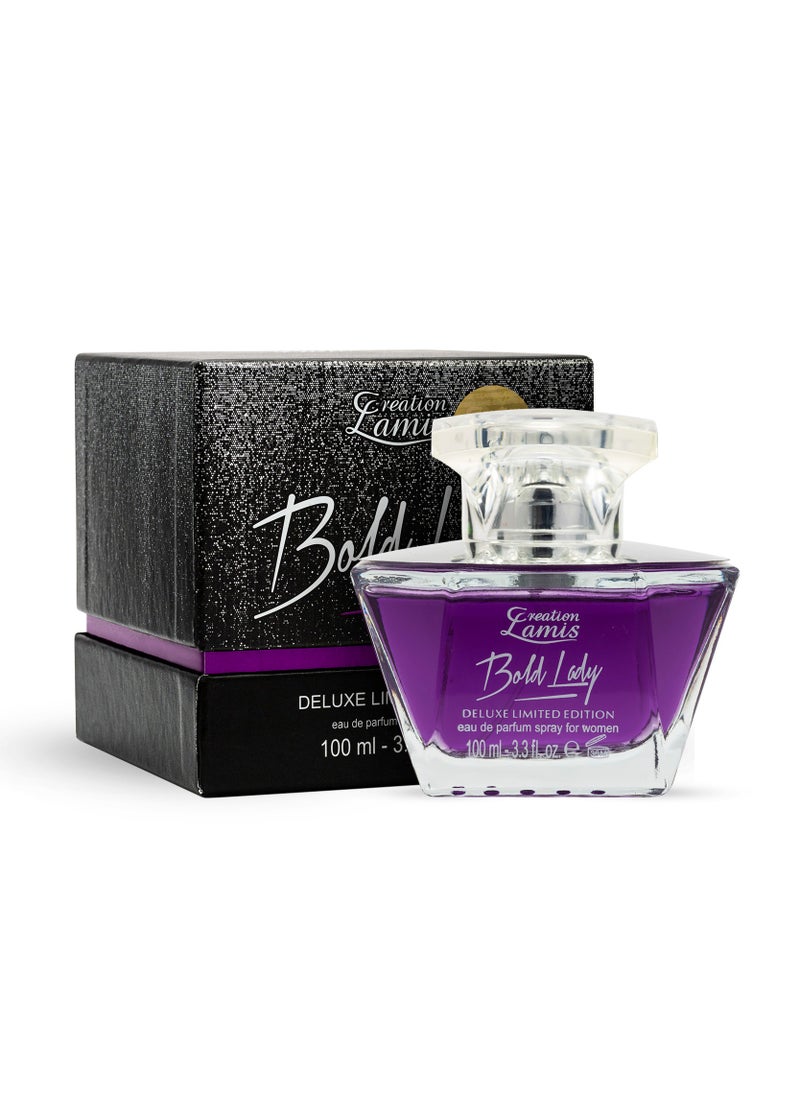 Pure Black Eau de Toilette For Men 100ml and Creation Lamis Deluxe Bold Lady Eau de Parfum For Women 100ml (Combo Pack)