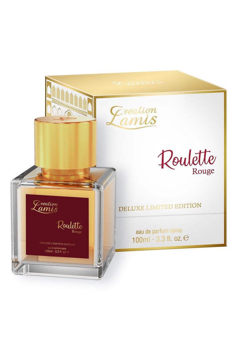 Pure Black Eau de Toilette For Men 100ml and Creation Lamis Deluxe Roulette Rouge Eau de Parfum Unisex 100ml (Combo Pack)