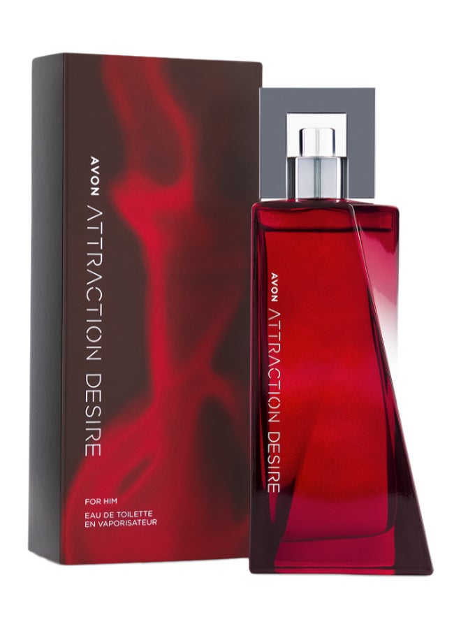 Attraction Desire For Him Eau De Toilette - 75Ml