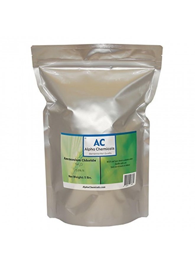 Ammonium Chloride - NH4Cl - 5 Pounds