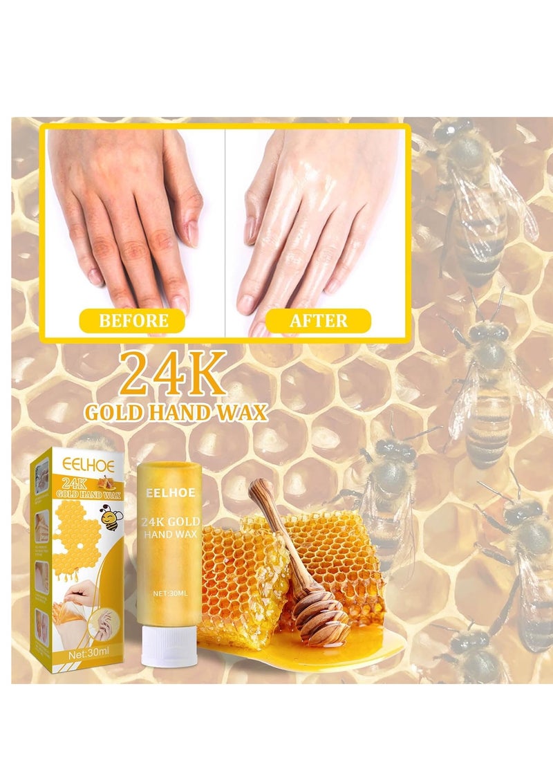 Honey Peel Off Hand Mask,Moisturizing Repairing Hand Mask,Exfoliating Hand Peeling Mask,Repair Rough Skin for Men & Women