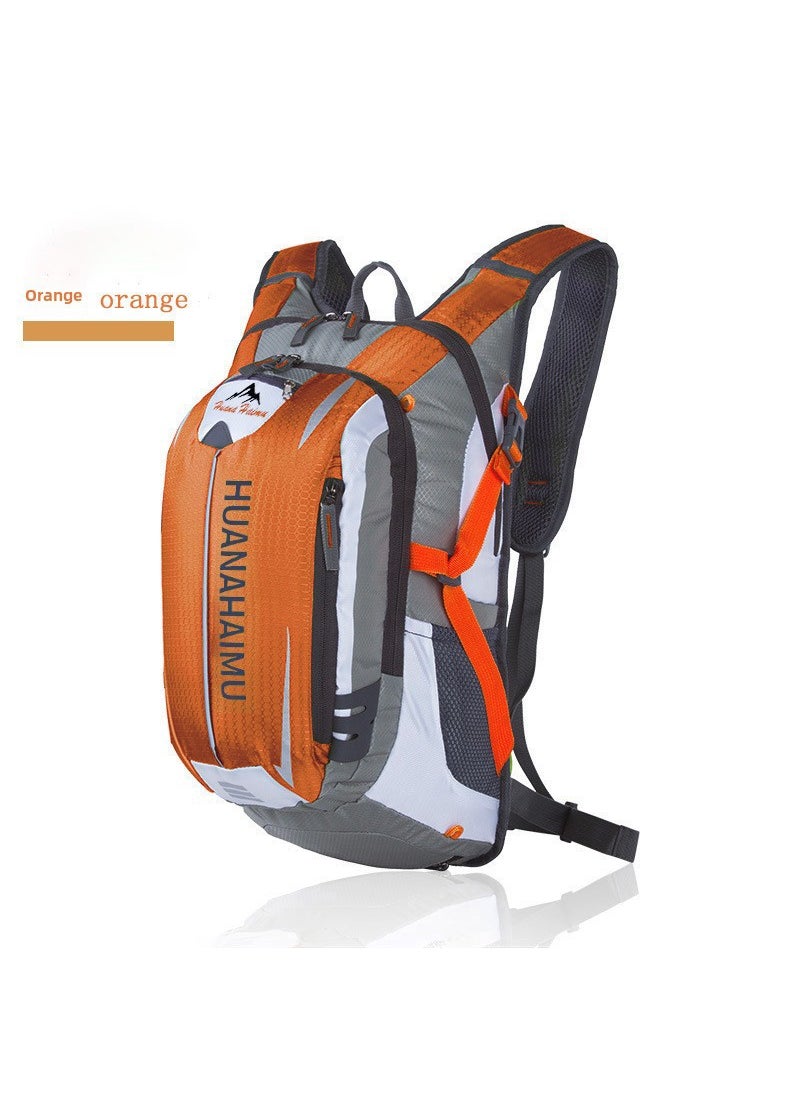 Warneim Riding Backpack Multifunctional Waterproof Breathable Sports Backpack Mountain Bike Water Bag Backpack Orange