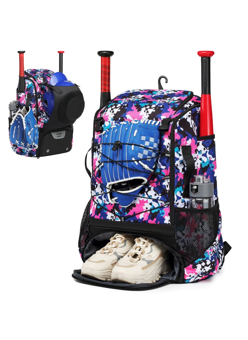 American Baseball Backpack Large Capacity Multi-function Color