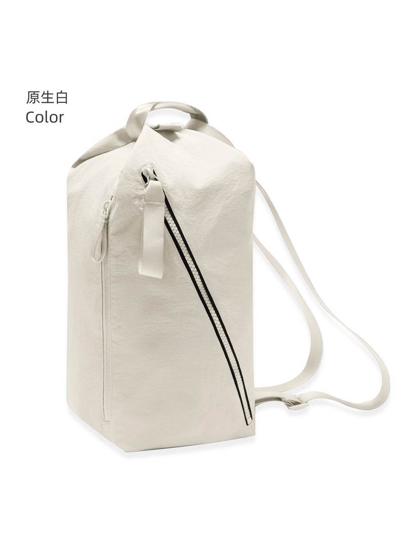 Trendy SBS Zip Waterproof Adjustable Womens Cycling Backpack Native white (NEW)