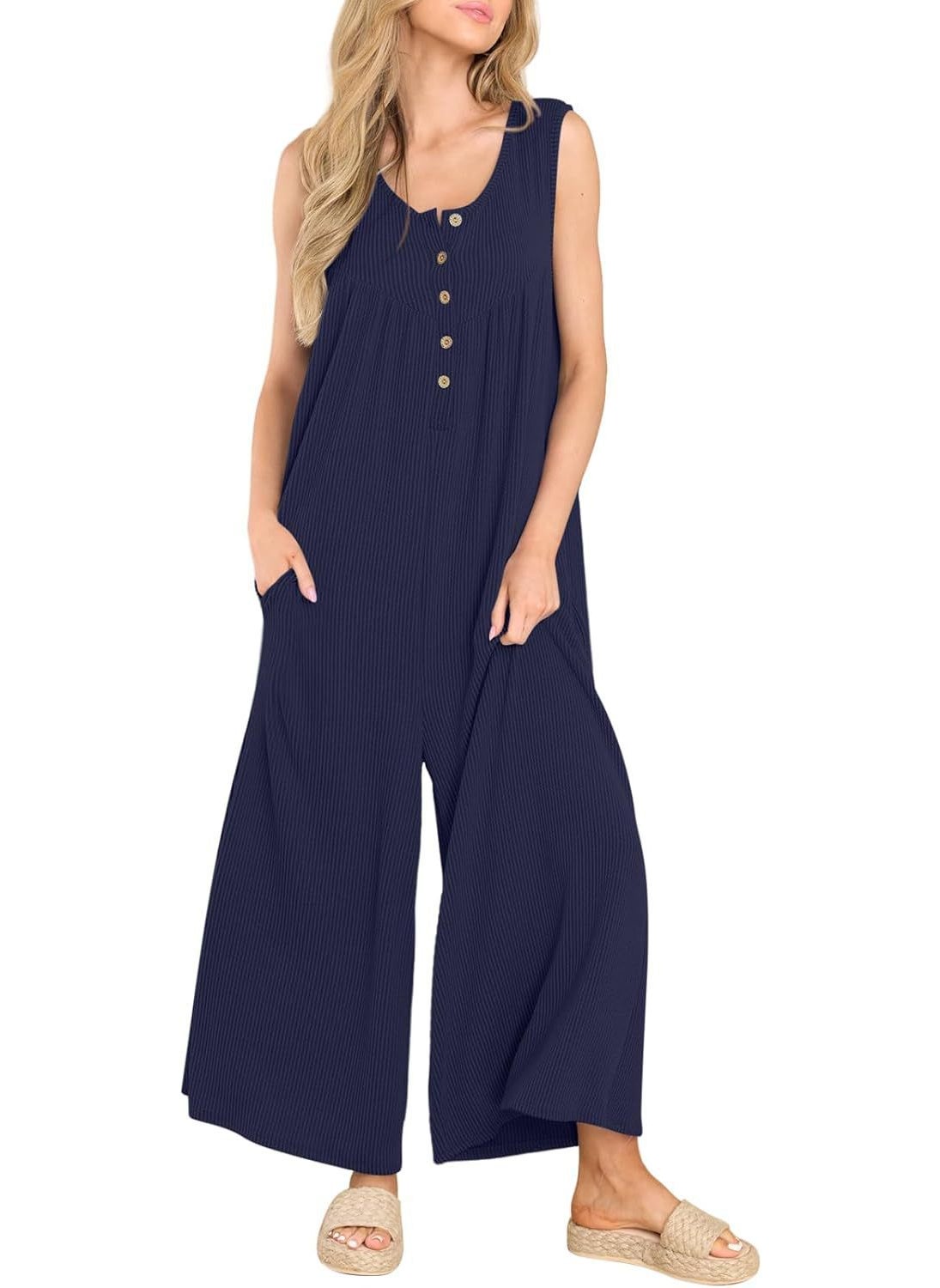 2024 Autumn Winter Fresh Casual Womens Jumpsuit with Pockets Apricot