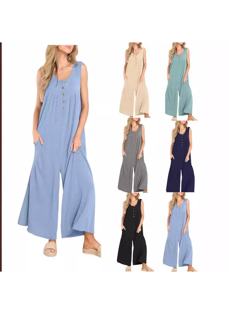 2024 Autumn Winter Fresh Casual Womens Jumpsuit with Pockets Apricot