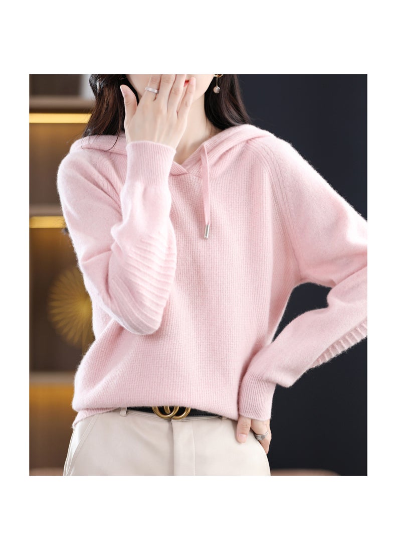 2024 Autumn Elegant Pullover Sweater pink