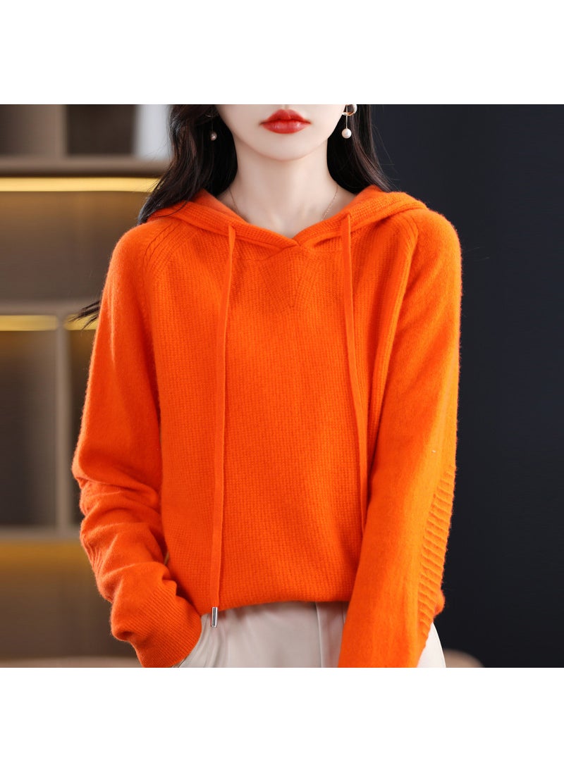 2024 Autumn Elegant Pullover Sweater Emma Orange