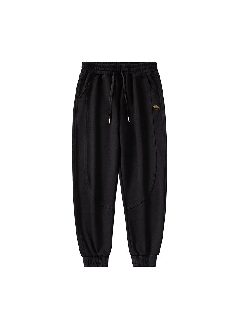 ACU Mens 2024 Fall Winter Casual Pants Breathable Slim Sweatpants Dark gray