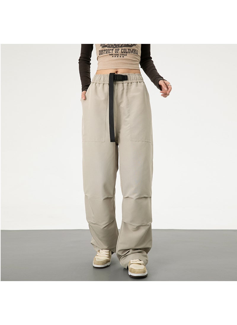 Womens Casual Workout Pants Slim Spring dark gray
