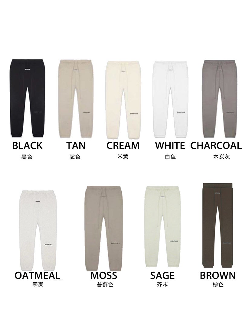 2020SS Velvet Pants Reflective Printed FOG Double ESSENTIALS Sweater Fashion Brand Pants Cross-border Hot Sale