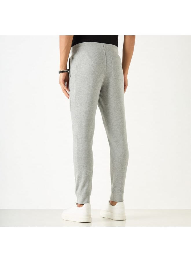 Iconic Textured Joggers with Drawstring Closure and Pockets