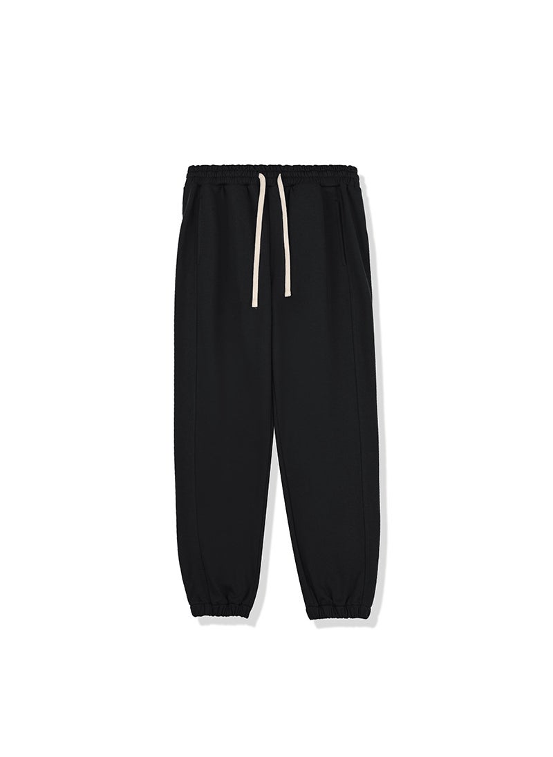 2024 Fall 450G Terry Joggers Unisex Comfort Casual Pants Black