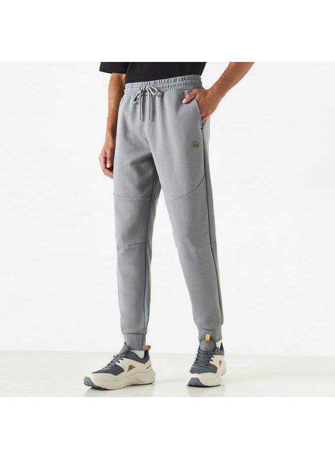 Kappa Solid Joggers with Drawstring Closure and Pockets