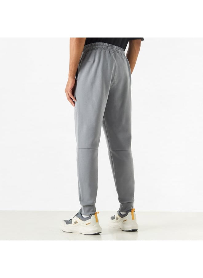 Kappa Solid Joggers with Drawstring Closure and Pockets