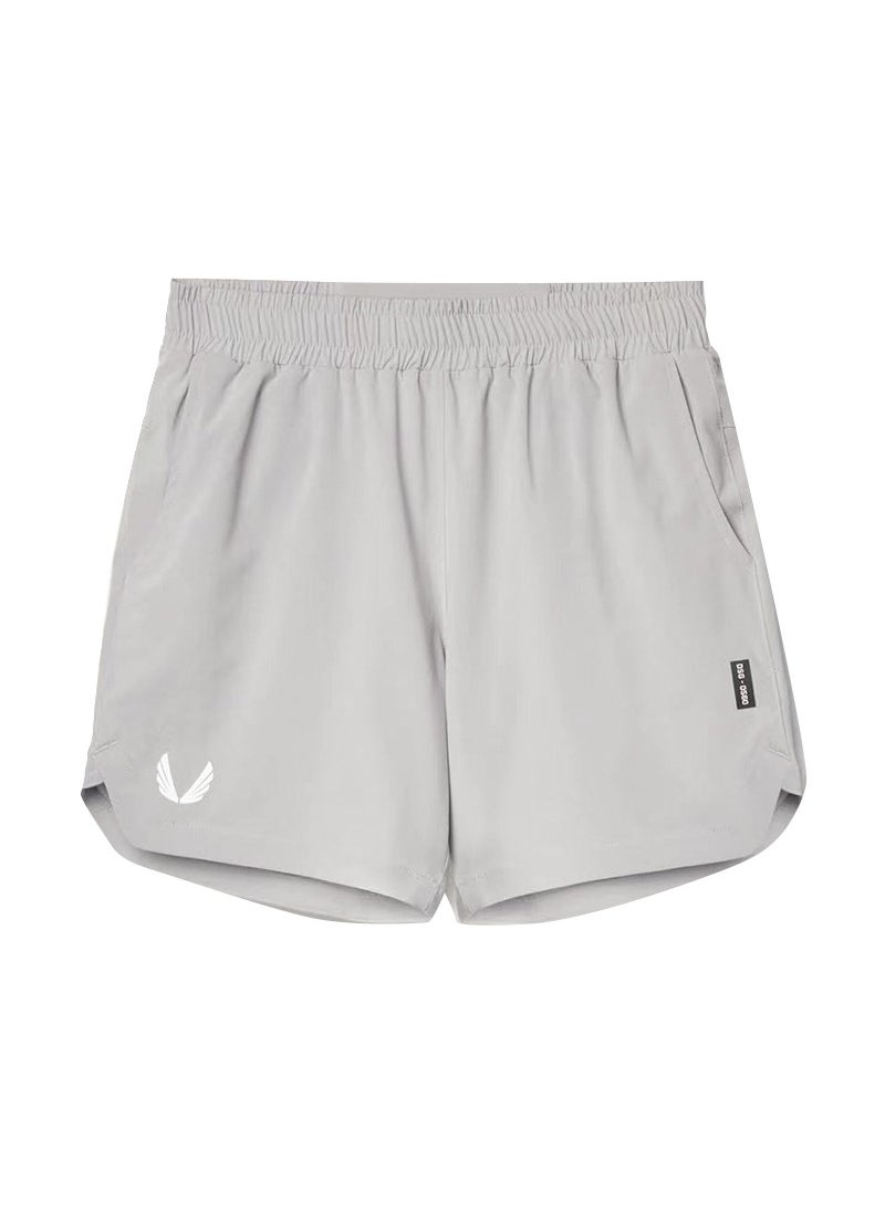 2024 Summer Mens Quick-Dry Shorts with Pockets Grey