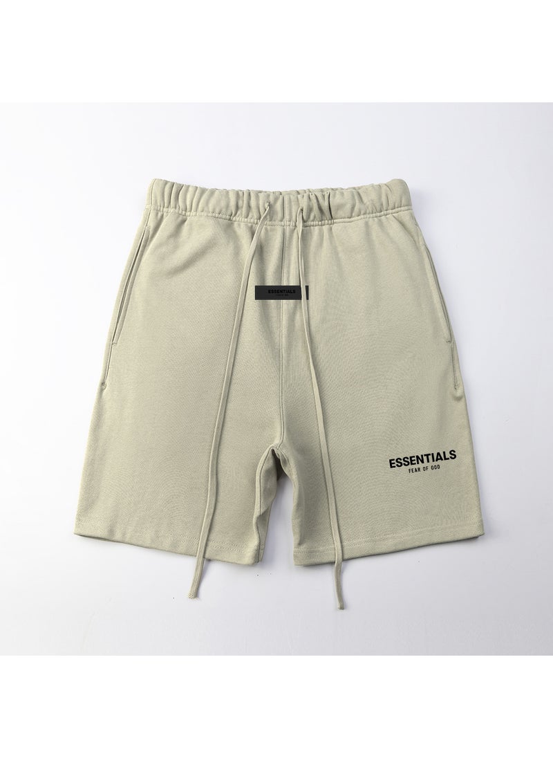 FOG Essentials Season 8 Casual Velour Shorts Taupe