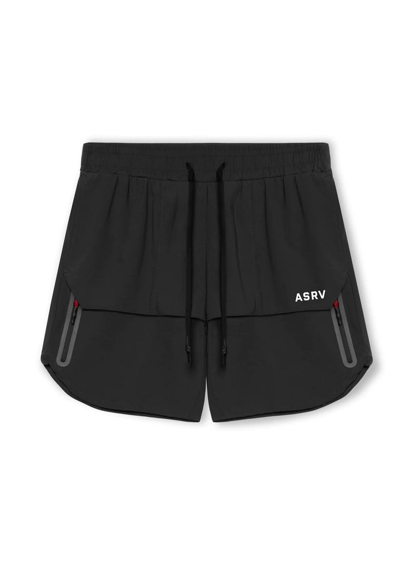 Summer Quick-Dry Shorts Men Breathable Running Casual Black