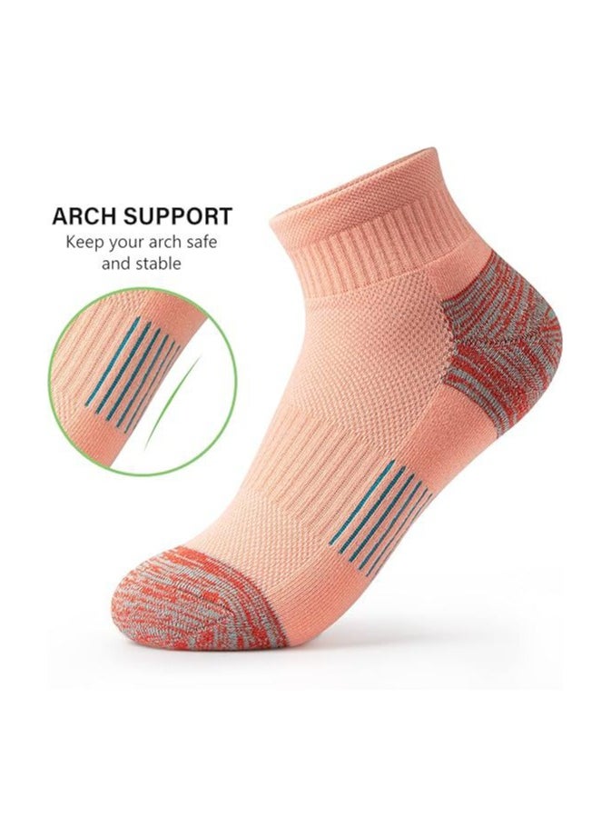 5 Pairs Summer Sports Sweat Absorbent Socks for Men and Women (Size 37-45)