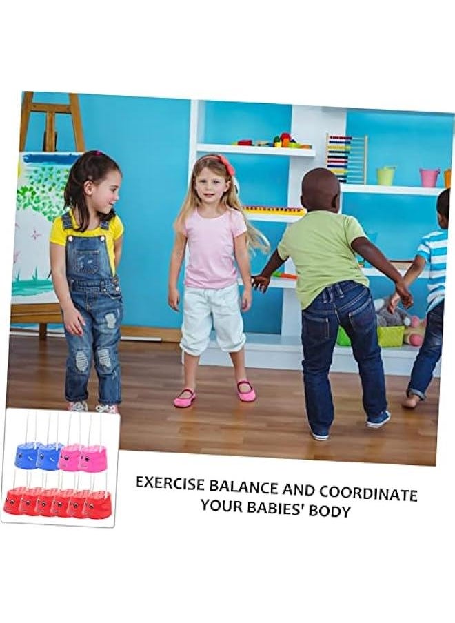 5 Pairs Children Bucket Stilts Walking Cups Kids Balance Training Playthings Kindergarten Parent Activities