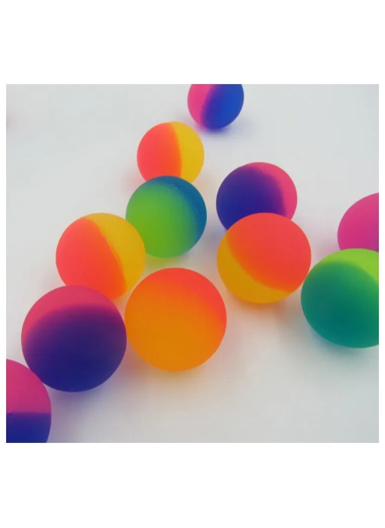 New funny high elasticity Multi Colors Balls Super Bouncing Ball Toy for Kids 60PCS