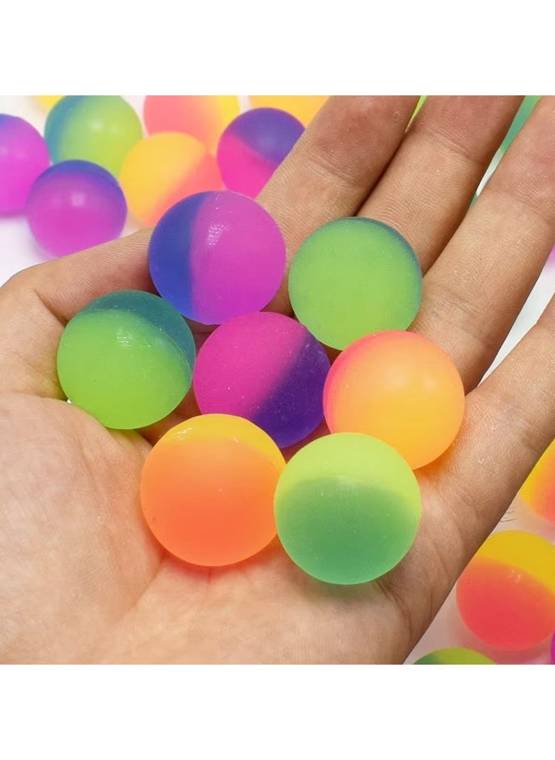 New funny high elasticity Multi Colors Balls Super Bouncing Ball Toy for Kids 60PCS