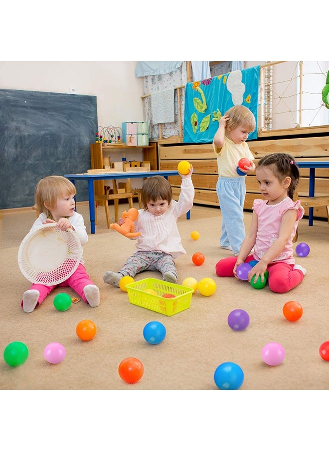 50-Piece Soft Ocean Pit Toy Balls Play Set Multicolored For Age Group 1+ Years 31.4x29x18cm