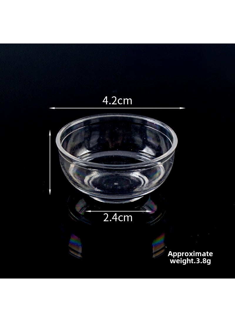 Miniature DIY Wine Glass Craft4cm transparent bowl 4cm transparent bowl