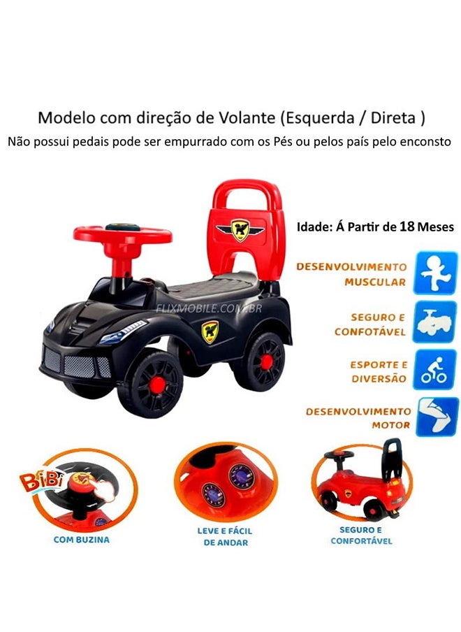 High-Grade Material Ride-On Toy Car With Freely Control And Drift For Kids 35.5x53x24cm