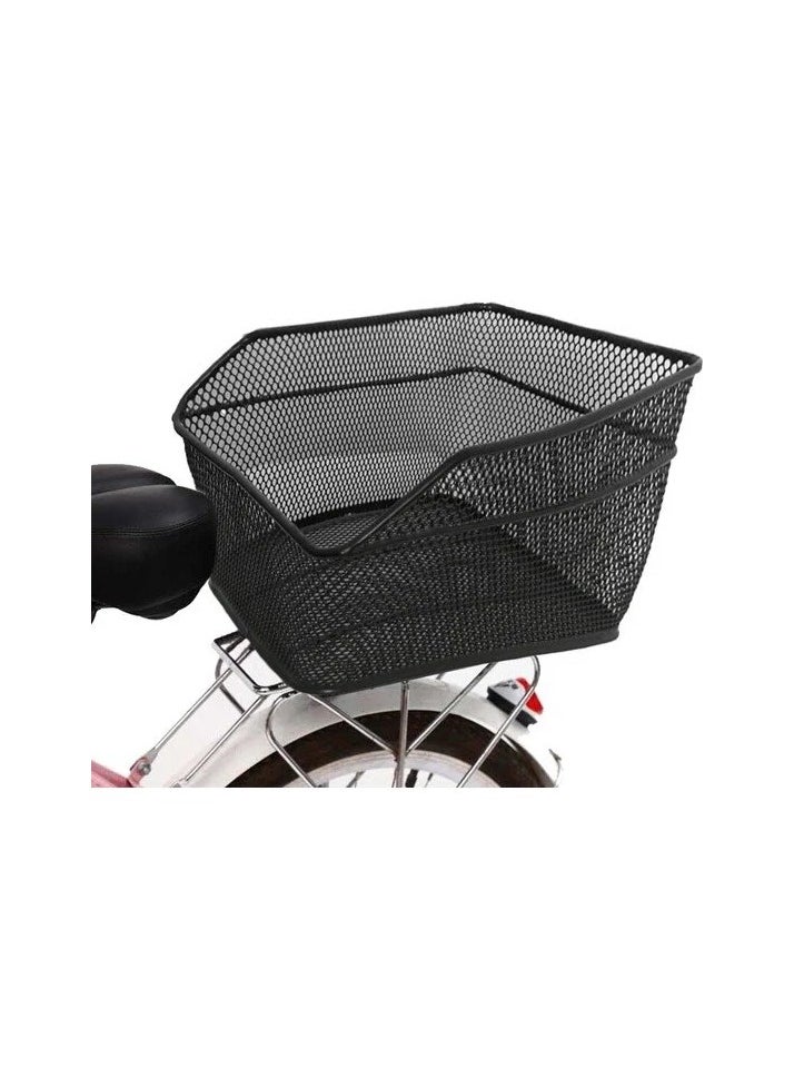 Rear bike basket Colour:Siyah