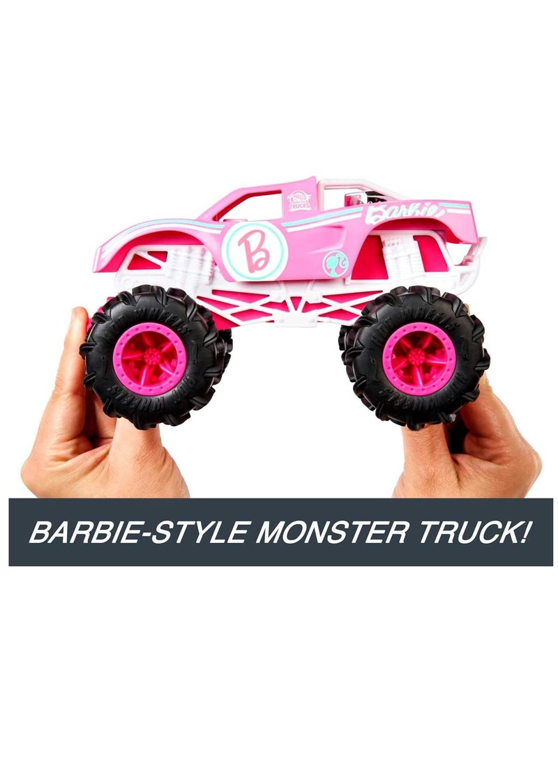 RC Cars, Remote-Control Barbie Monster Truck in 1:24 Scale