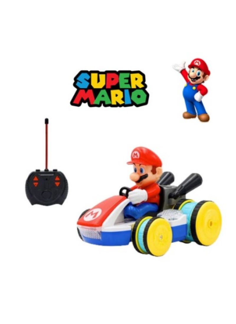 High-Speed RED Character Car Remote Control Toy - Fun Racing Action with Bright LED Wheels & Durable Design