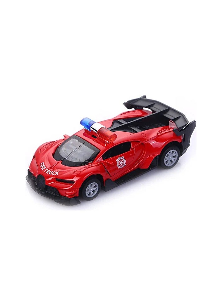 1: 36 alloy police car model kids toy car ornaments pull back car boys