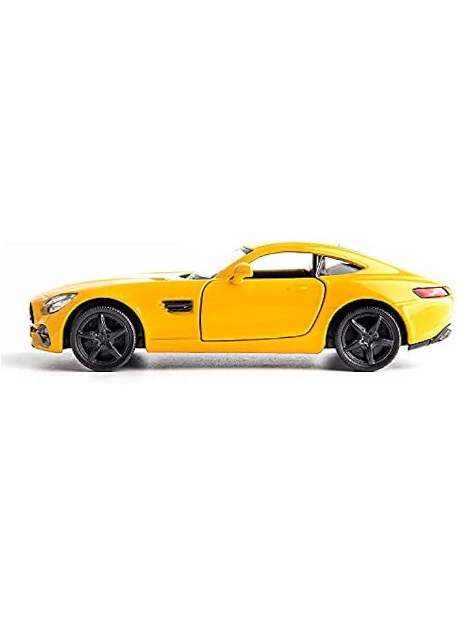 1:36 Scale Diecasting Alloy Car Model Mercedes-Benz AMG GTS Car Model Toy Car Pull Back Vehicles Toy Car for Toddlers Kids Boys Girls Gift (Yellow)