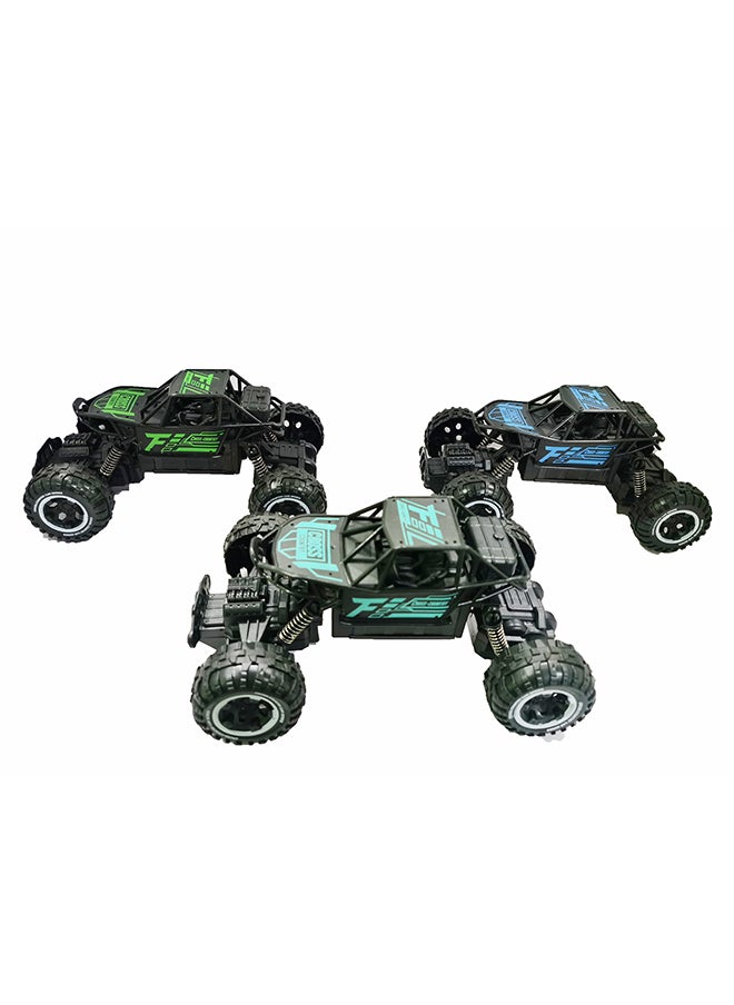 Galaxy 4CH RC Truck - 22 cm Radio Control Off-Road Truck with Cool Lighting, Suspension System, Powerful Motor, and Forward/Backward/Left/Right Control - Assorted