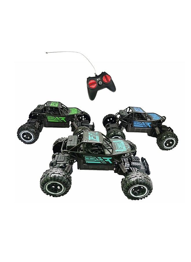 Galaxy 4CH RC Truck - 22 cm Radio Control Off-Road Truck with Cool Lighting, Suspension System, Powerful Motor, and Forward/Backward/Left/Right Control - Assorted