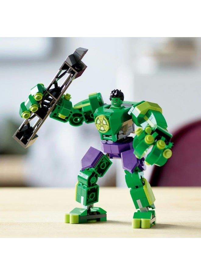 LEGO Marvel Avengers Hulk Mech Armour, Official Marvel x LEGO Building Blocks Set, Age 6+, 76241 (138 pieces)