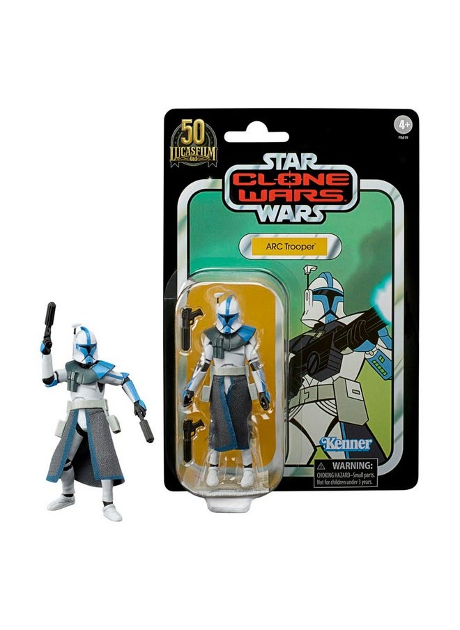 STAR WARS The Vintage Collection Clone Wars 3.75 Inch Action Figure Exclusive - Arc Trooper (Blue) VC212