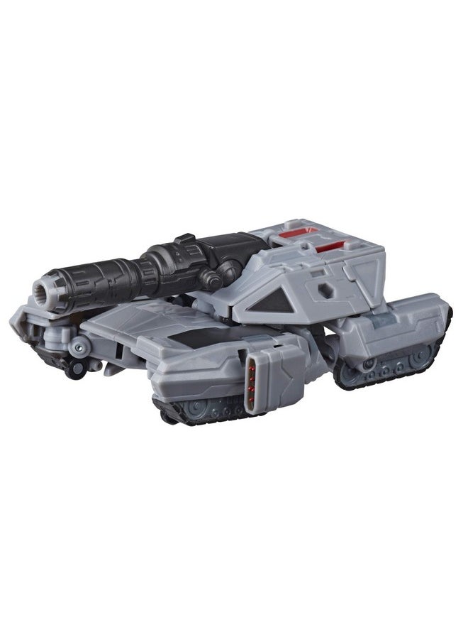 Transformers Toys Cyberverse Deluxe Class Megatron Action Figure, Fusion Mega Shot Attack Move and Build-A-Figure Piece, for Kids Ages 6 and Up, 5-inch